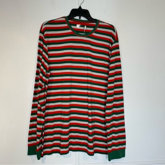 BP. Men's Hang Out Cotton Blend Long Sleeve Stripe Top - Picture 4 of 14